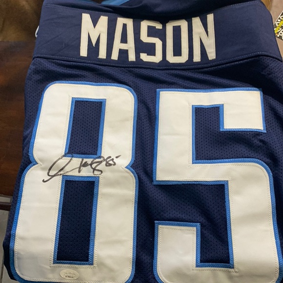 Derek Mason Tennessee Titans Jersey Autographed With Authentication - Picture 1 of 3